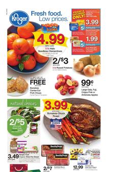 Kroger Weekly Ad Jan 2–8, 2019