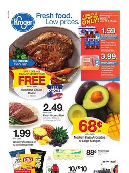 Kroger Weekly Ad Jan 9–15, 2019