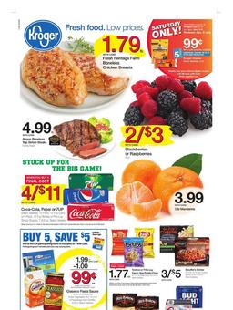 Kroger Weekly Ad January 3–9, 2018