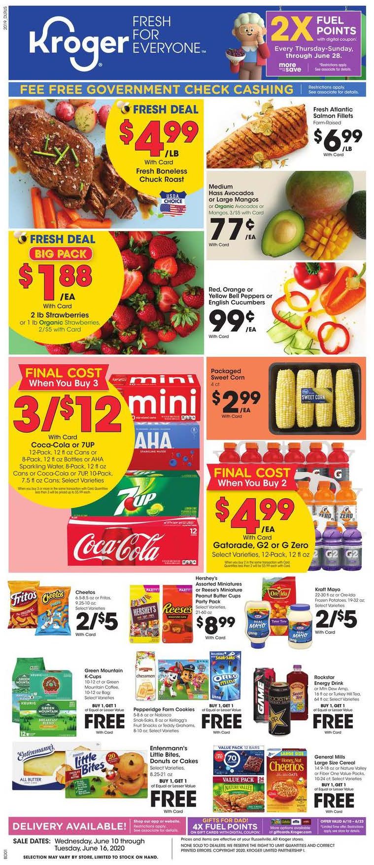 Kroger Weekly Ad Jun 10 - 16, 2020 - WeeklyAds2