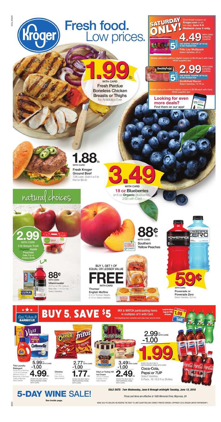 Kroger Weekly Ad Jun 6 12, 2018 WeeklyAds2