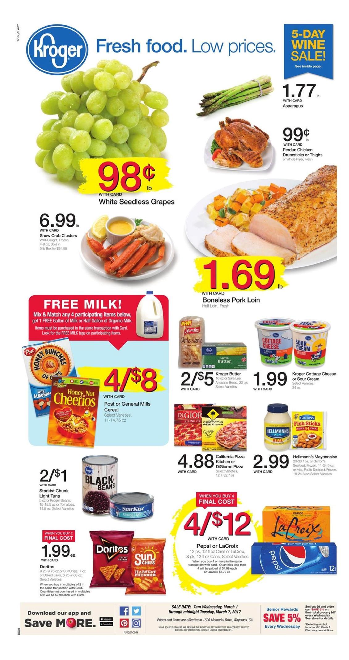 Kroger Weekly Ad March 1 7 2017 WeeklyAds2