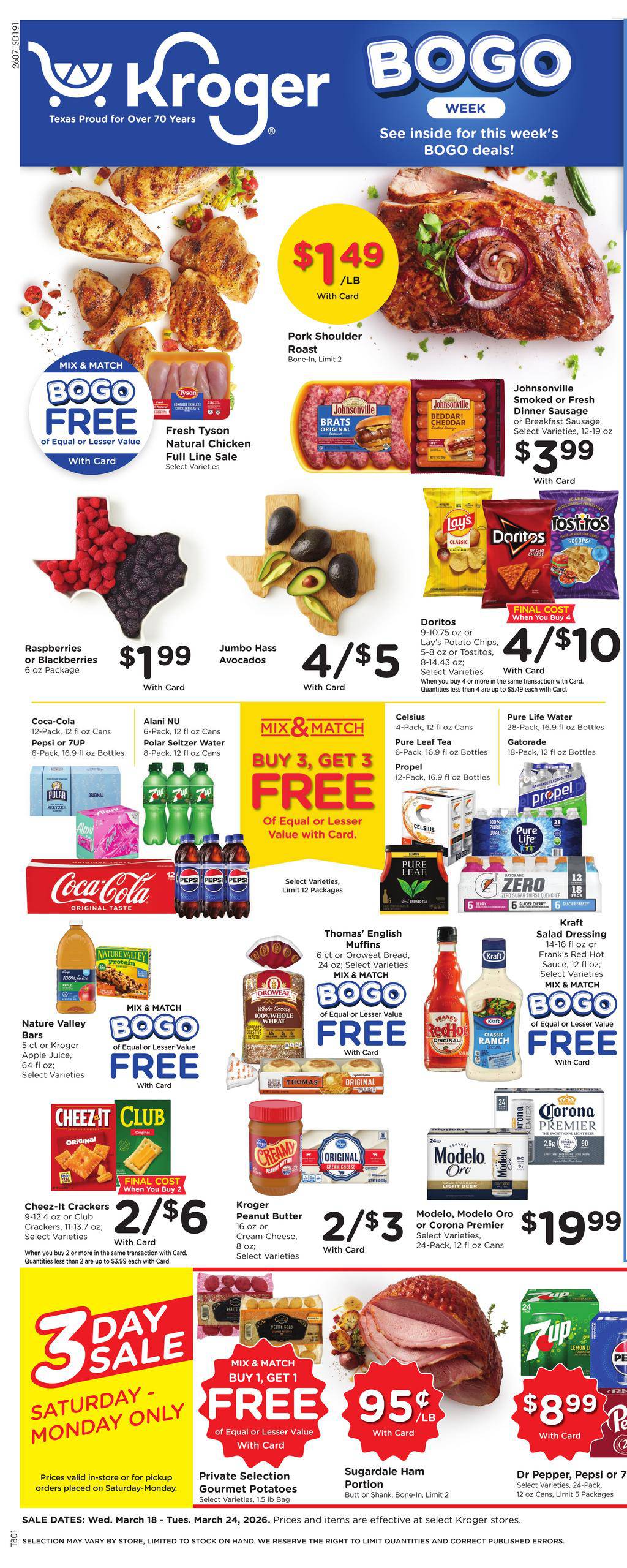 Kroger Weekly Ad March 18 - 24, 2026