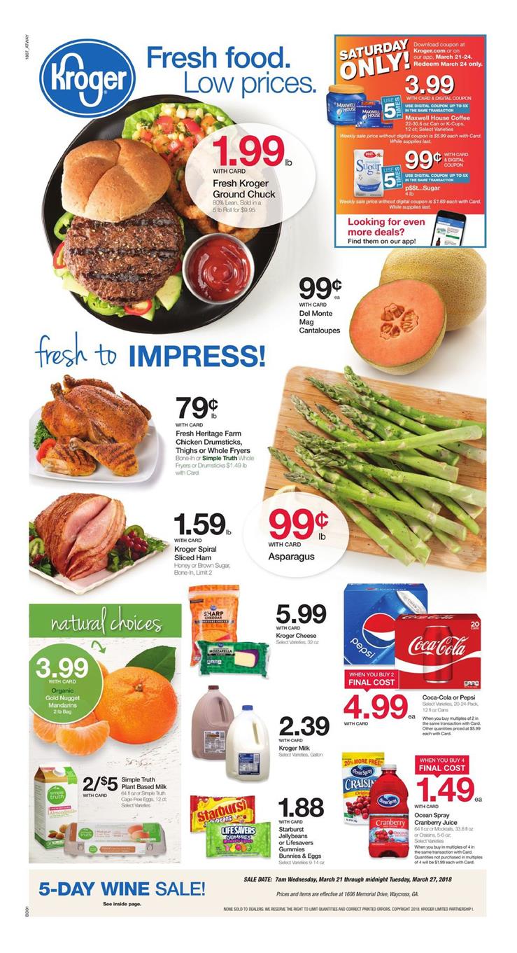 Kroger Weekly Ad March 21 27, 2018 WeeklyAds2