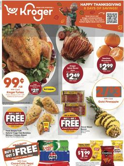 Kroger Weekly Ad Thanksgiving Nov 15 - 23, 2023