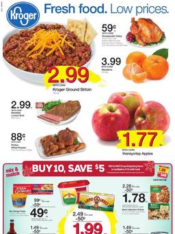 Kroger Weekly Ad Nov 2 - 8 2016