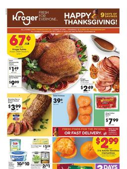 Kroger Weekly Ad Nov 20 - 28, 2019
