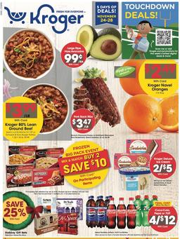 Kroger Weekly Ad Nov 24–28, 2023