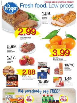 Kroger Weekly Ad Nov 25–29 2016