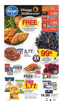 Kroger Weekly Ad Oct 24 - 30, 2018