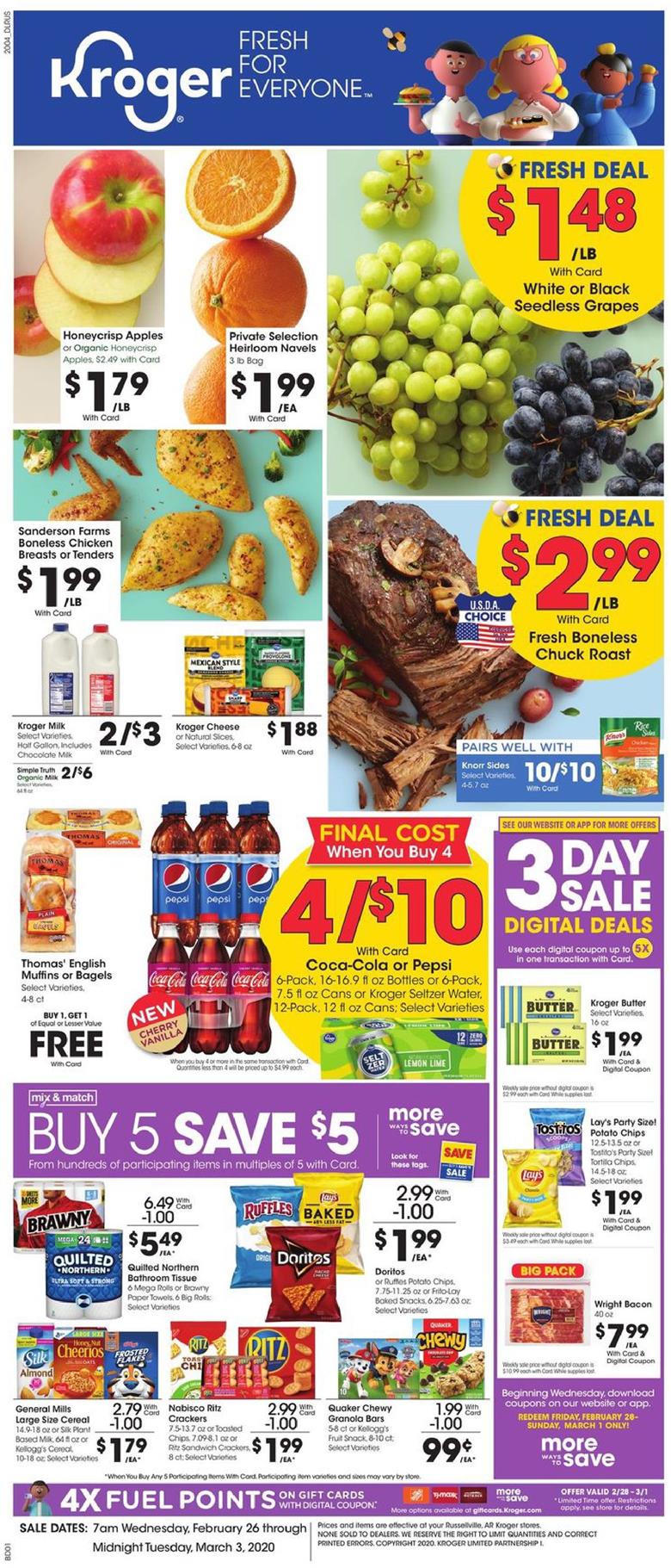 Kroger Weekly Ad Preview Feb 26 Mar 3, 2020 WeeklyAds2