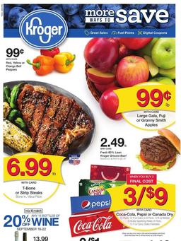 Kroger Weekly Ad Sep 18–24, 2019