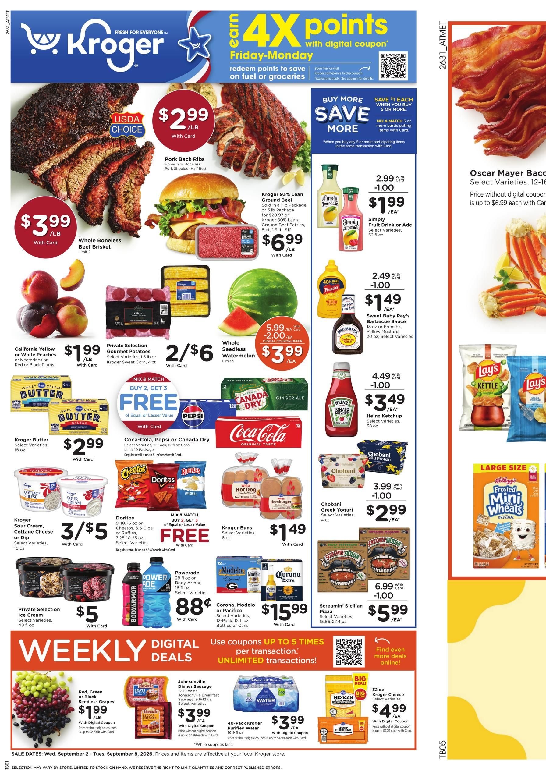 Kroger Weekly Ad September 2 - 8, 2026 page 1