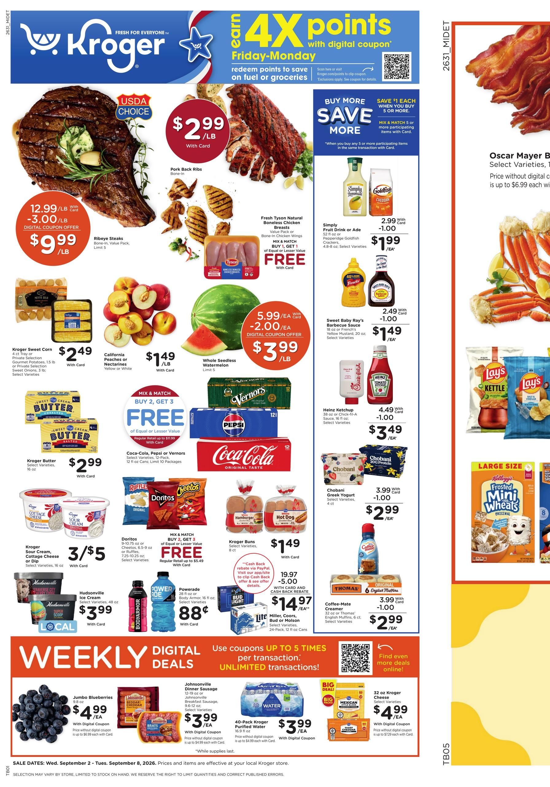 Kroger Weekly Ad September 2 - 8, 2026 page 1
