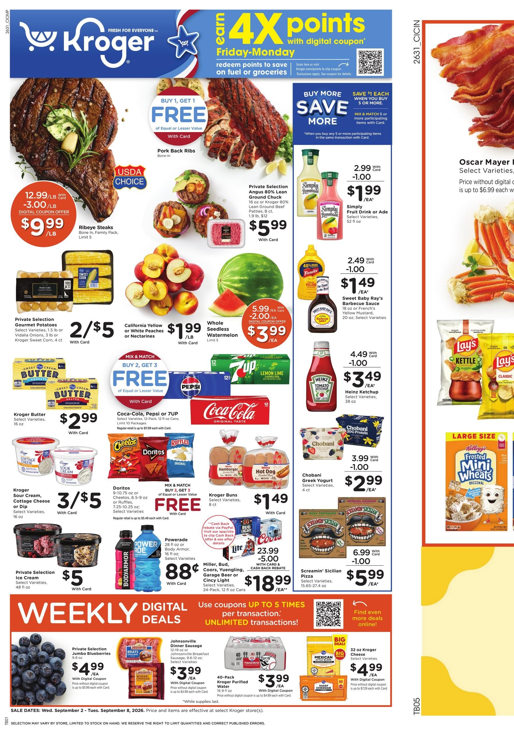 Kroger Weekly Ad September 2 - 8, 2026 page 1