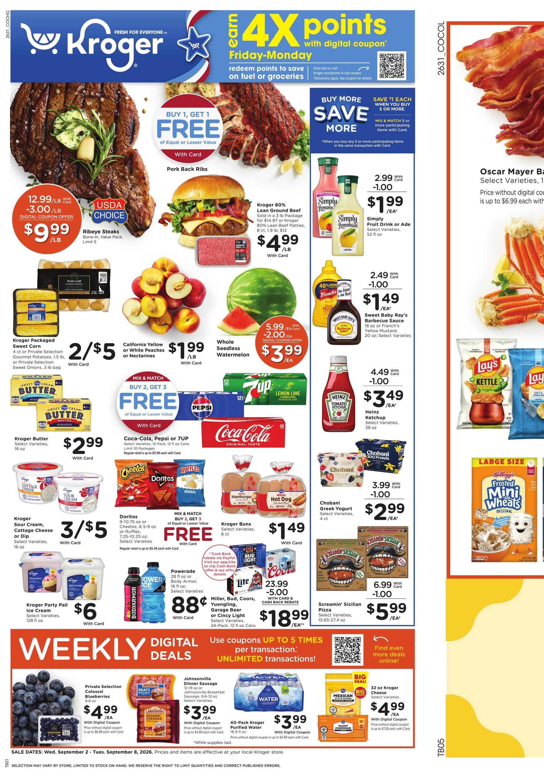 Kroger Weekly Ad September 2 - 8, 2026 page 1