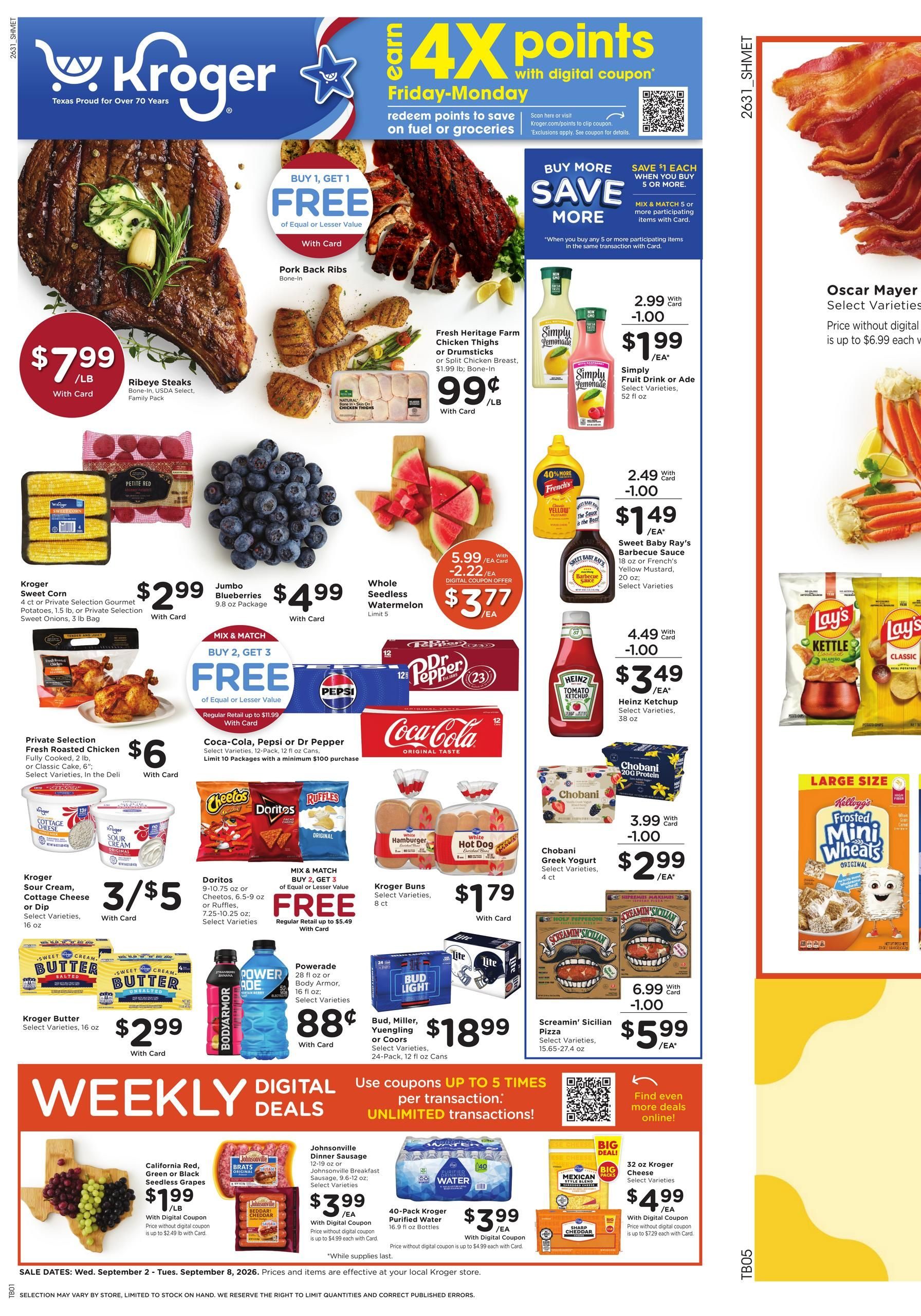 Kroger Weekly Ad September 2 - 8, 2026 page 1