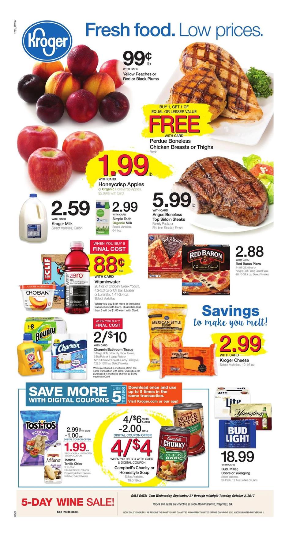 Kroger Weekly Ad Sep 27 - Oct 3 2017 - WeeklyAds2