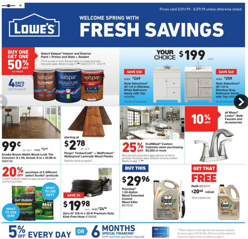 Lowe's Ad Mar 21 - 27, 2019 - WeeklyAds2