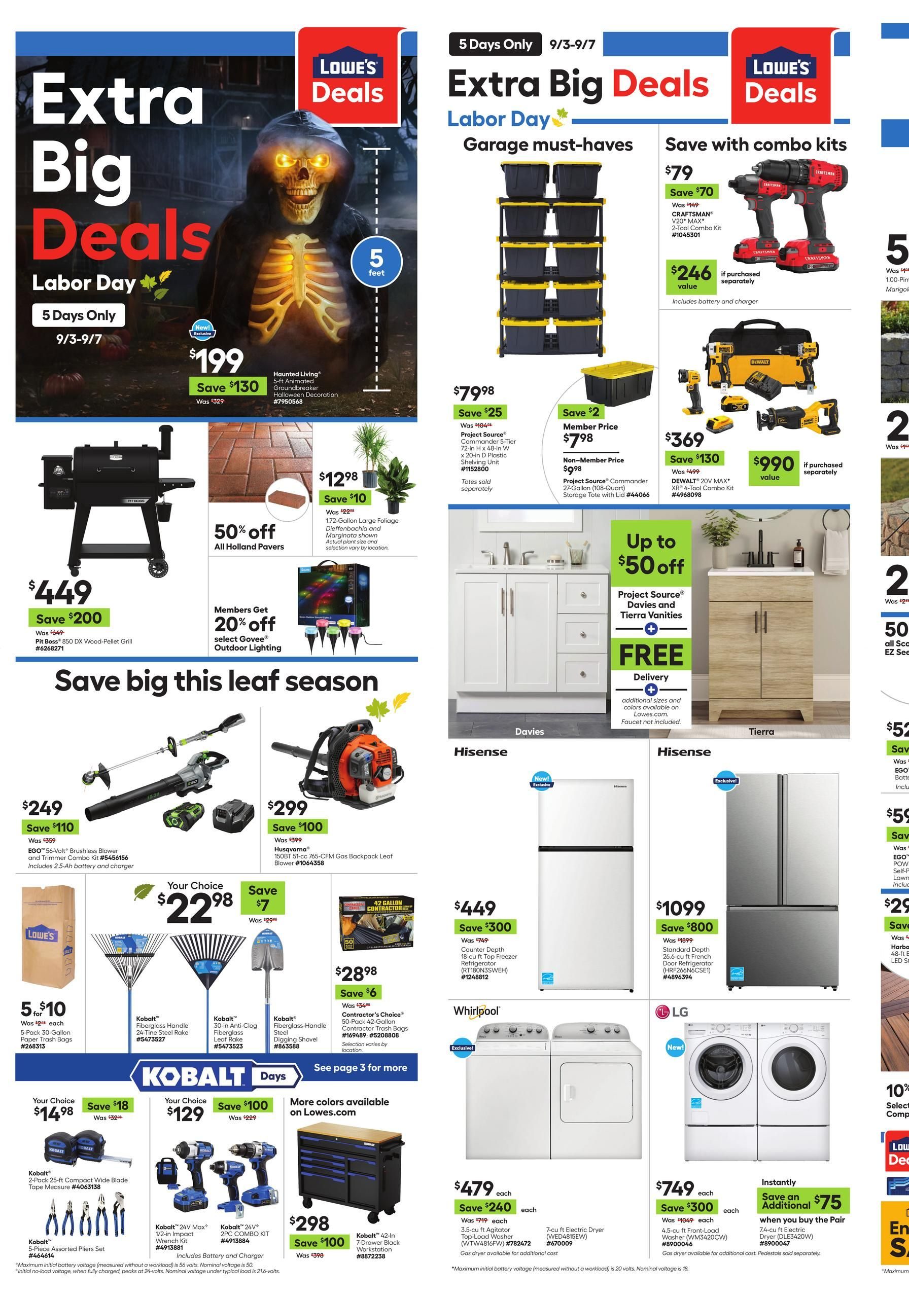 Lowe's Weekly Ad August 27 - September 9, 2026 page 1