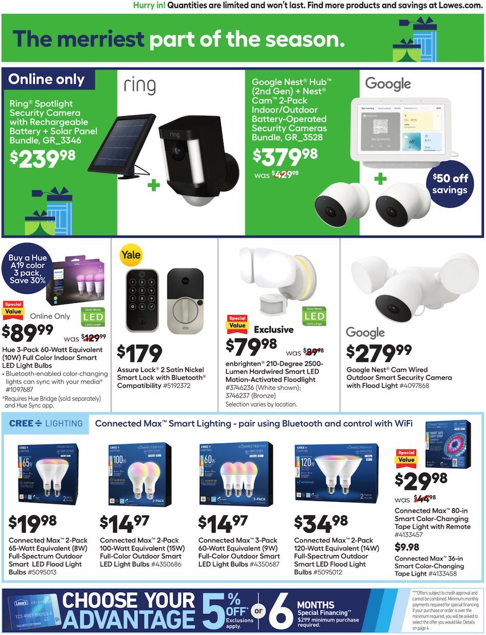 Lowe's Weekly Ad Dec 1 - 7, 2022 - WeeklyAds2