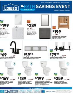 Lowe's Weekly Ad Feb 20–26, 2020