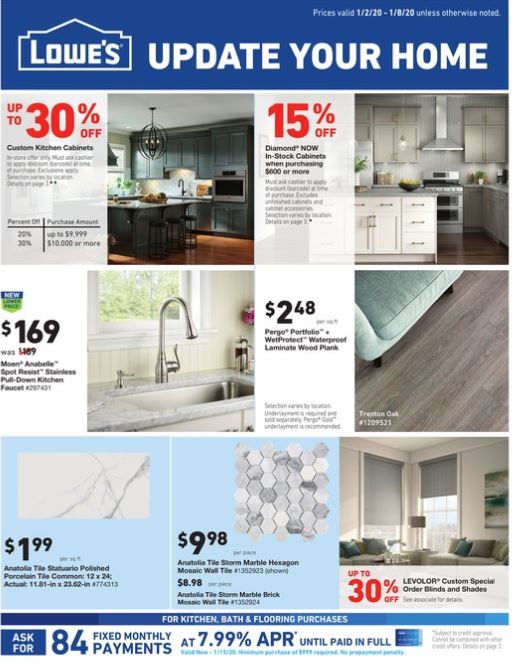 Lowe's Weekly Ad Jan 2 - 8, 2020 - WeeklyAds2