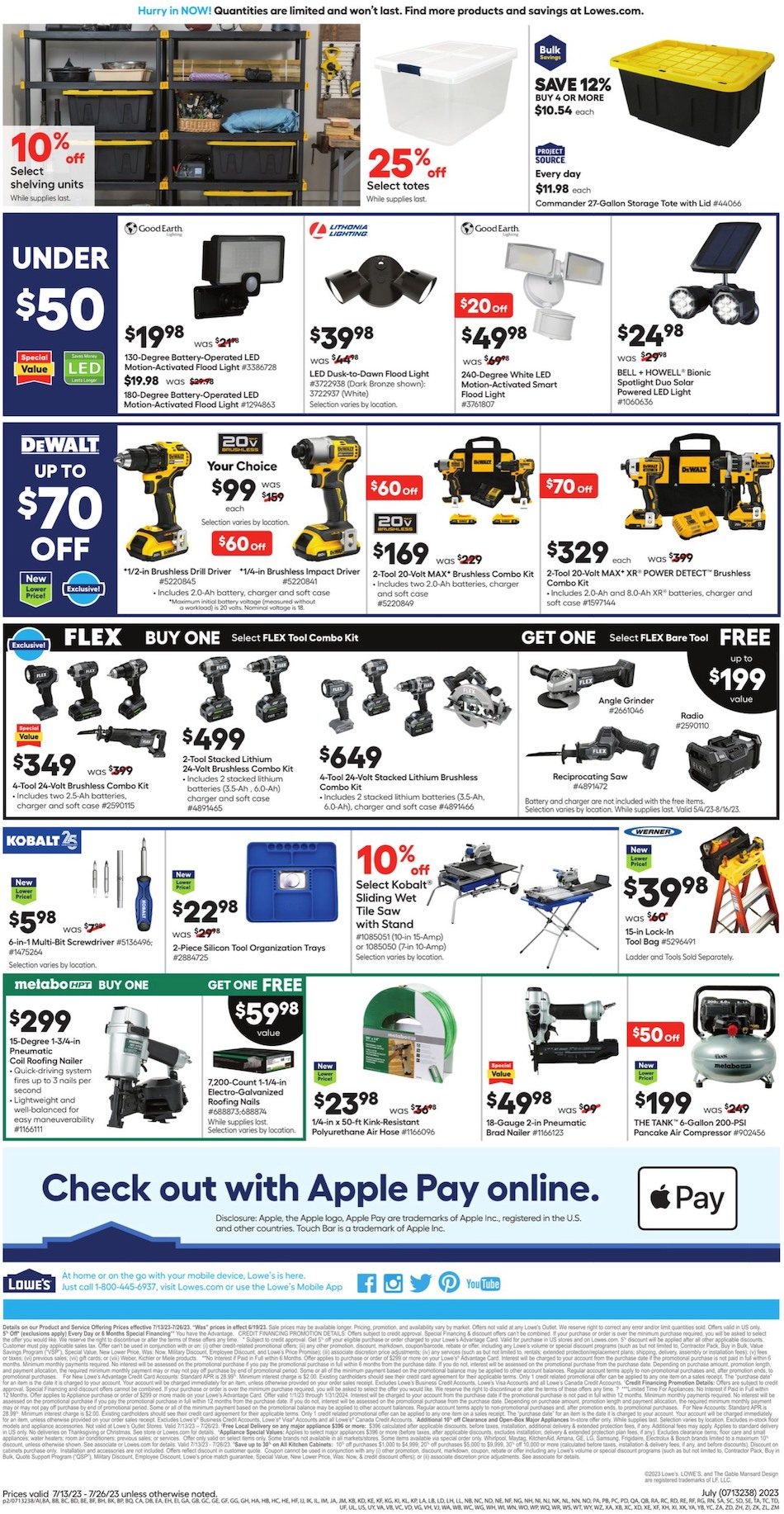 Lowe's Weekly Ad Jul 13 26, 2023 WeeklyAds2