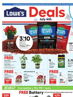 Lowe's Weekly Ad June 26 - July 9, 2025