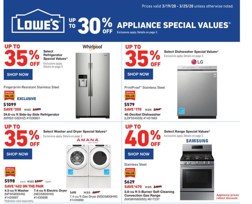 Lowe's Weekly Ad Mar 19 - 25, 2020 - Weeklyads2