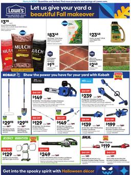 Lowe's Weekly Ad Sep 28 - Oct 4, 2023