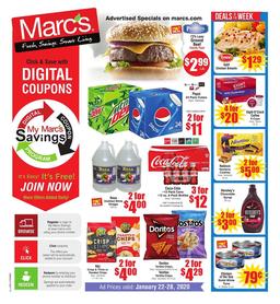 Marcs Weekly Ad Jan 22–28, 2020
