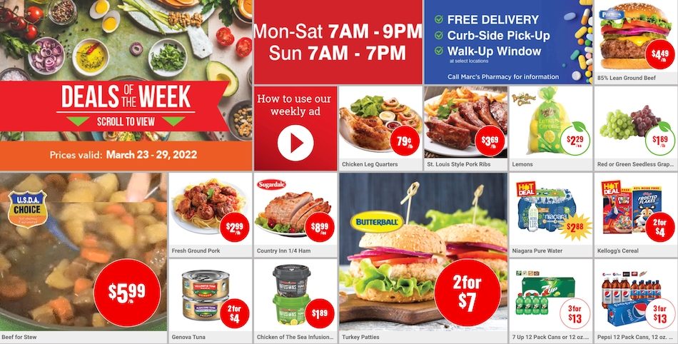 Marc's Weekly Ad Mar 23 - 29, 2022 - WeeklyAds2