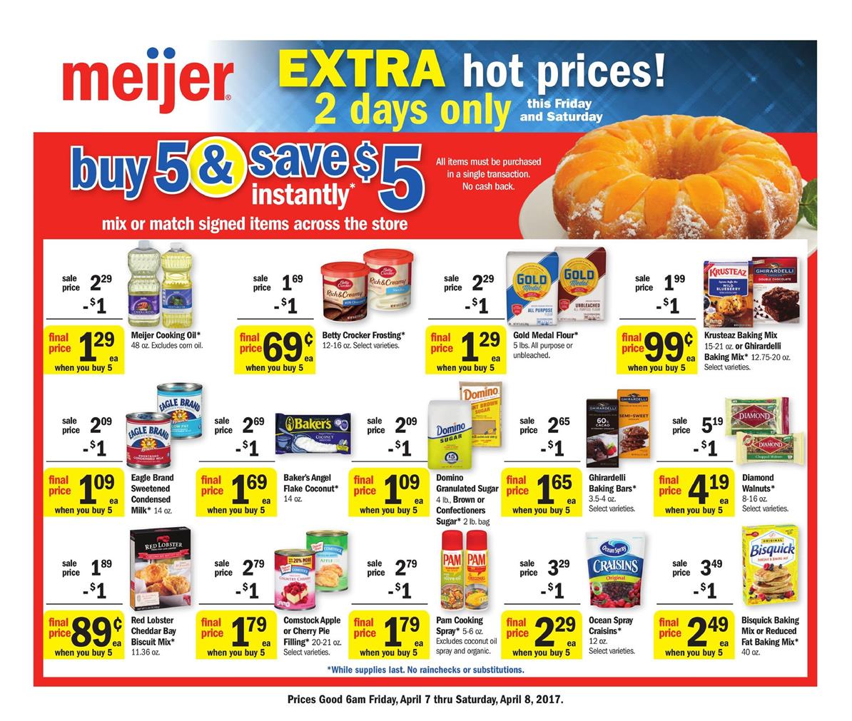 Meijer 2 Day Sale Ad Apr 7 - 8 2017 - WeeklyAds2