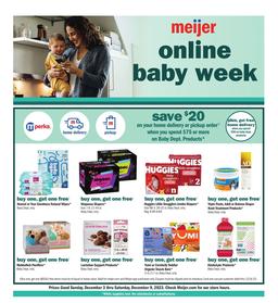 Meijer Ad Baby Dec 3–9, 2023