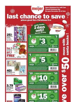 Meijer Ad Christmas Coupons Dec 19–24, 2019
