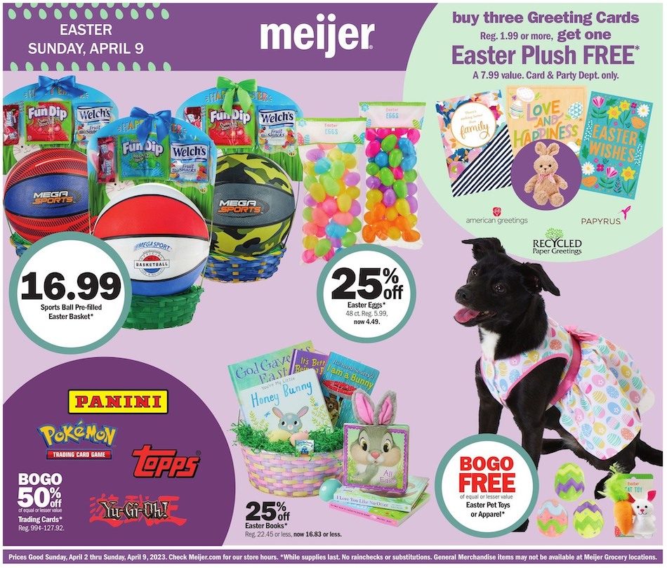 Meijer Ad Easter Apr 2 9, 2023 WeeklyAds2