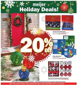 Meijer Ad Holiday Nov 26 - Dec 2, 2023