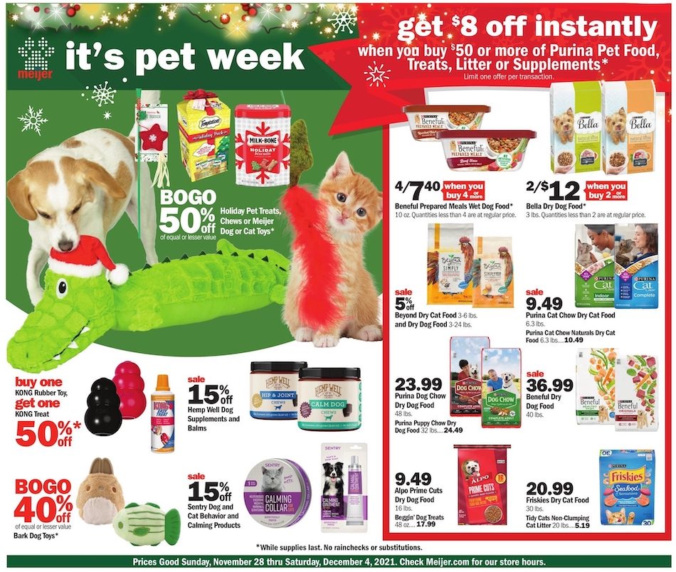 Meijer Ad Pet Nov 28 Dec 4, 2021 WeeklyAds2