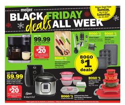 Meijer Black Friday Week-Long Ad 2019