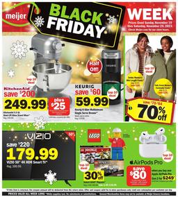 Meijer Black Friday Ad Nov 19–25, 2023