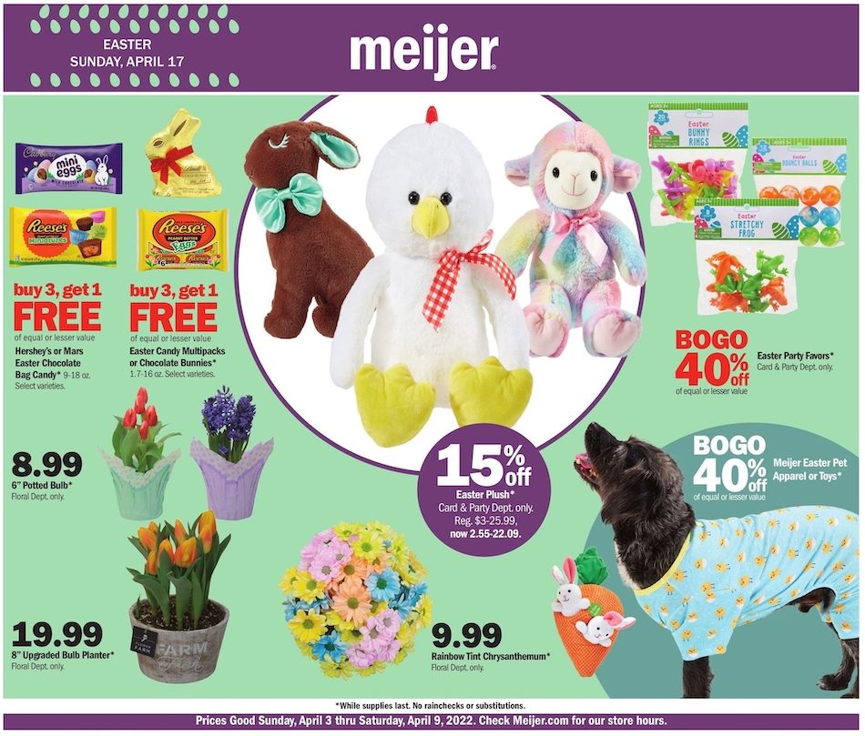 Meijer Easter Ad Apr 3 9, 2022 WeeklyAds2