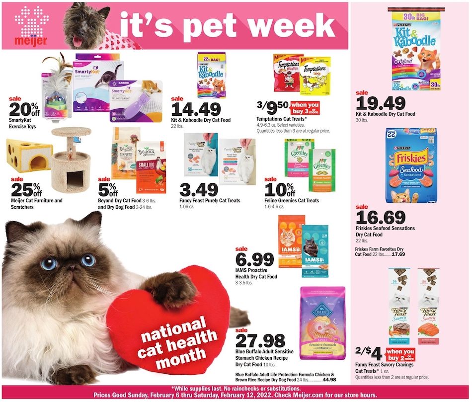 Meijer Pets Ad Feb 6 12, 2022 WeeklyAds2