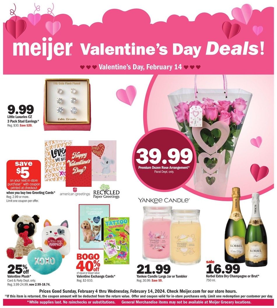 Meijer Valentine's Day Feb 4 - 14, 2024 - WeeklyAds2