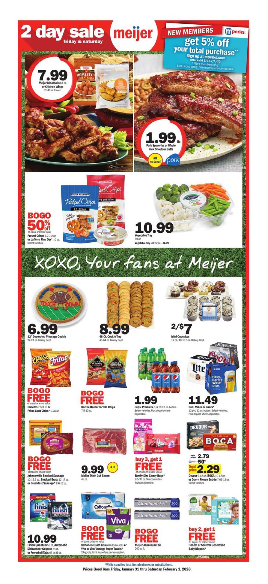 Meijer Ad 2-Day Sale Jan 31 - Feb 1, 2020 - WeeklyAds2