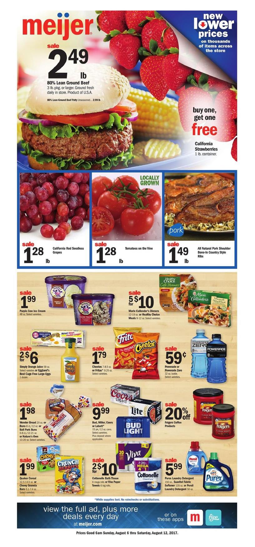 Meijer Weekly Ad August 6 12 2017 WeeklyAds2