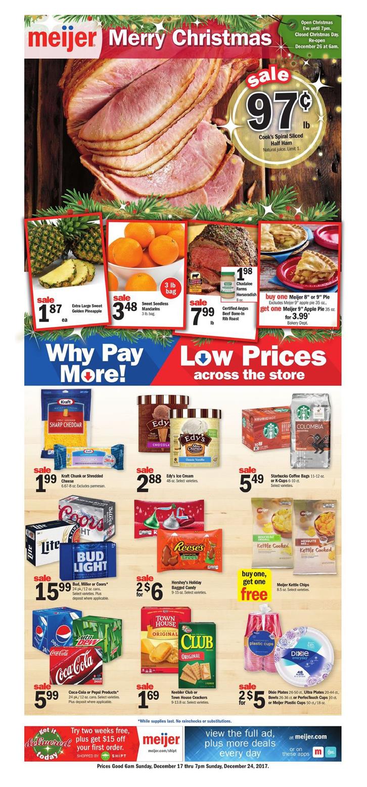 Meijer Weekly Ad December 17 23, 2017 WeeklyAds2