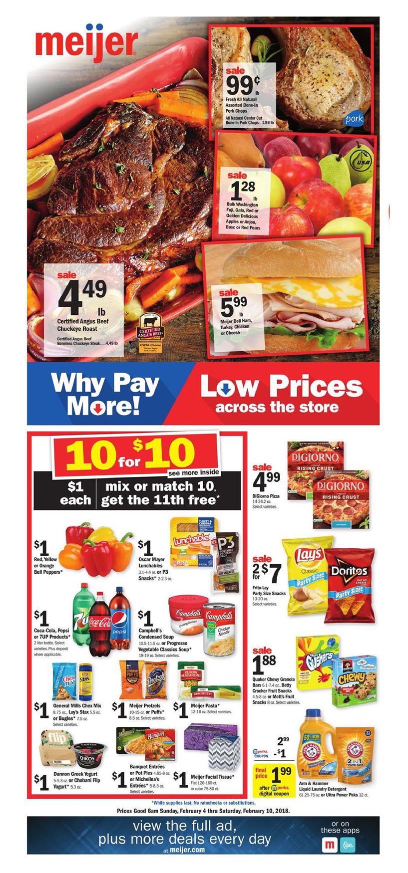 Meijer Weekly Ad February 4 10, 2018 WeeklyAds2