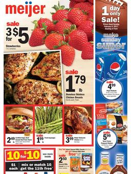Meijer Weekly Ad February 5 - 11 2017