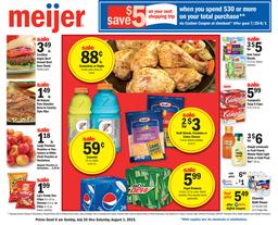 Meijer Weekly Ad Jul 26 - Aug 01 2015 Coupons and Savings